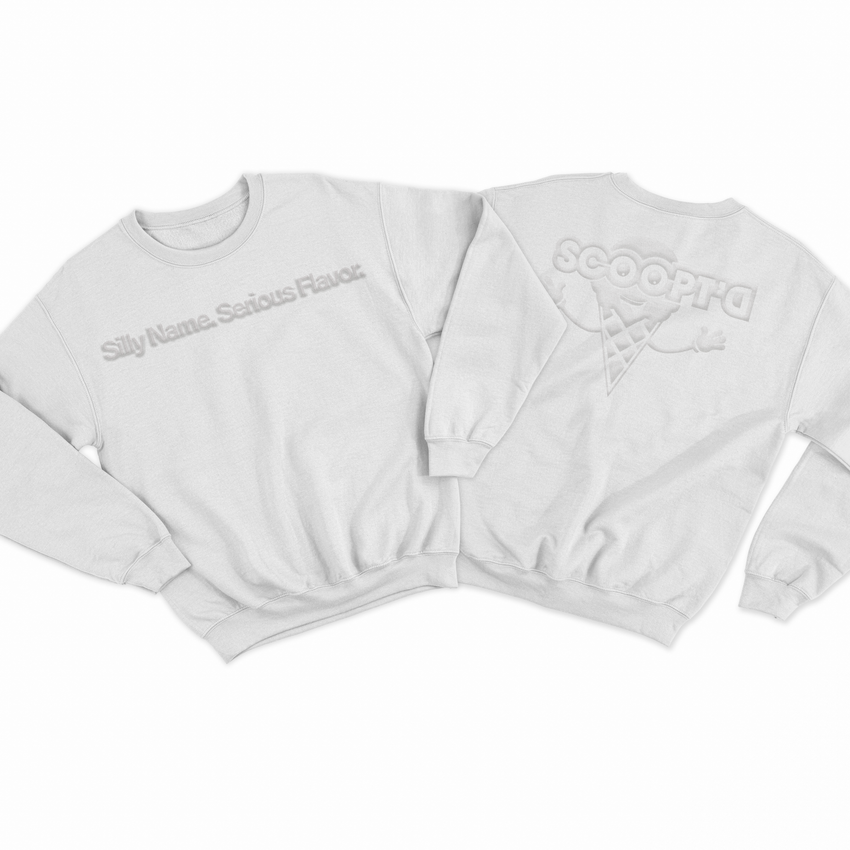PRE-ORDER: "Silly Name. Serious Flavor." PUFF Sweater